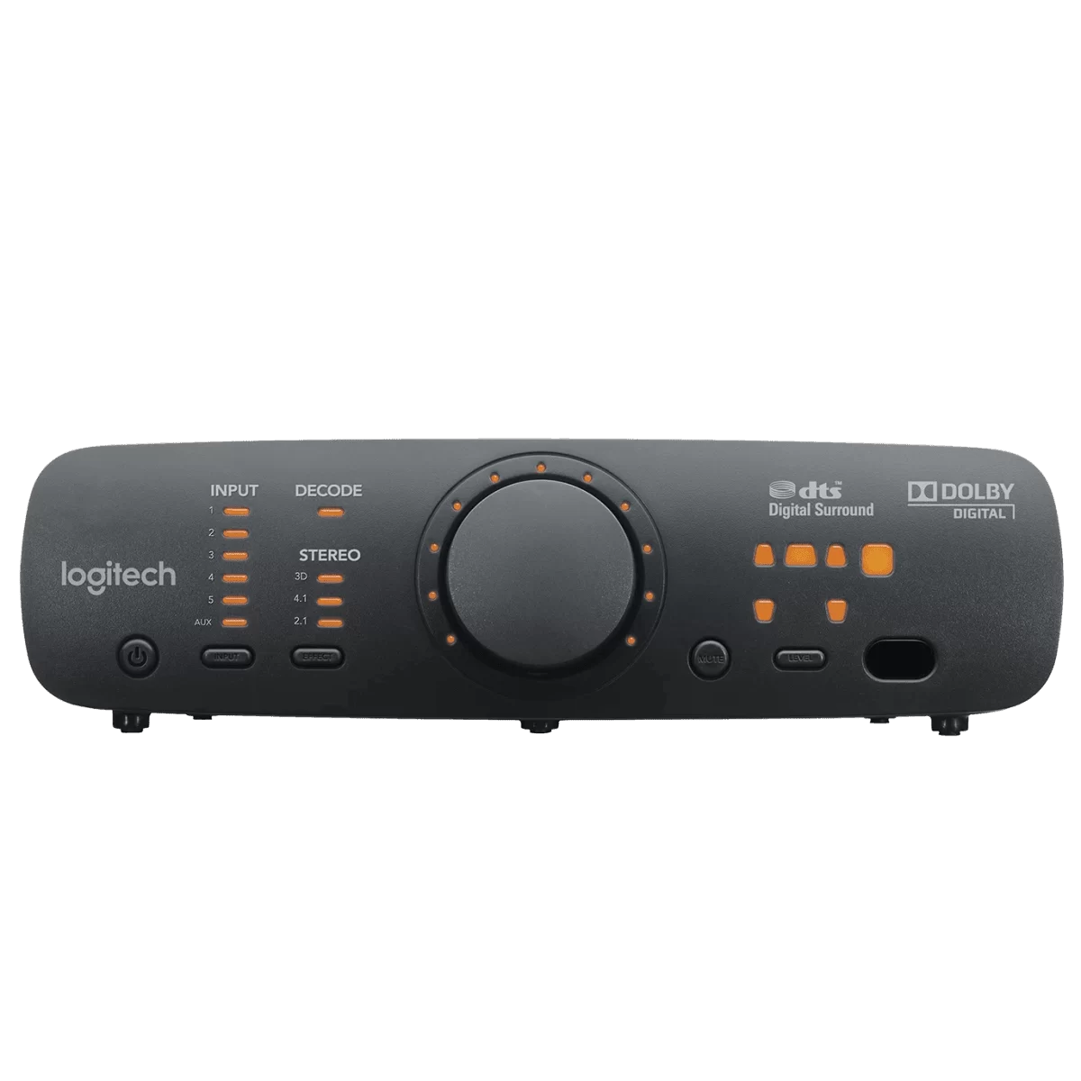 Logitech Z906 5.1 Surround Sound Speaker System, 165W Subwoofer, 4x67W Satellites, 1x67W Center, 3.5mm (with Cable) + Optical + Coaxial , Remote Control 3 Logitech Z906 5.1 Surround Sound Speaker System, 165W Subwoofer, 4x67W Satellites, 1x67W Center, 3.5mm (with Cable) + Optical + Coaxial , Remote Control - Ảnh 3