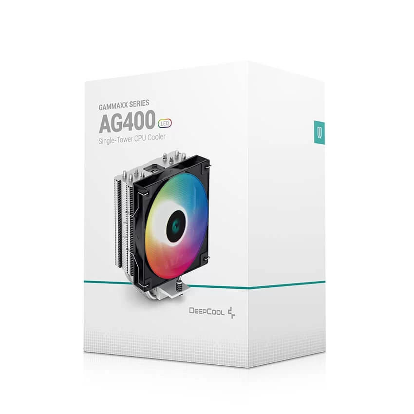 Deepcool AG400 LED CPU Air Cooler - 4 Heat Pipes, 1x120mm Fan, Intel LGA 1700/AMD AM5 Support 11 Deepcool AG400 LED CPU Air Cooler - 4 Heat Pipes, 1x120mm Fan, Intel LGA 1700/AMD AM5 Support - Ảnh 11