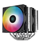 Deepcool AG620 ARGB CPU Air Cooler - Dual-Tower CPU Cooler, 2x 120mm Fan, 6x Copper Heat Pipes, Intel/AMD Support