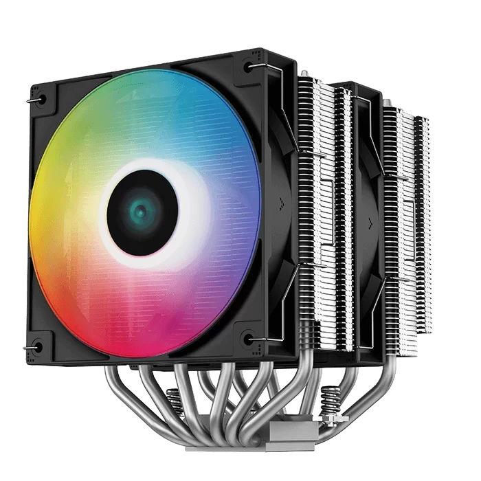 Deepcool AG620 ARGB CPU Air Cooler - Dual-Tower CPU Cooler, 2x 120mm Fan, 6x Copper Heat Pipes, Intel/AMD Support 1 Deepcool AG620 ARGB CPU Air Cooler - Dual-Tower CPU Cooler, 2x 120mm Fan, 6x Copper Heat Pipes, Intel/AMD Support