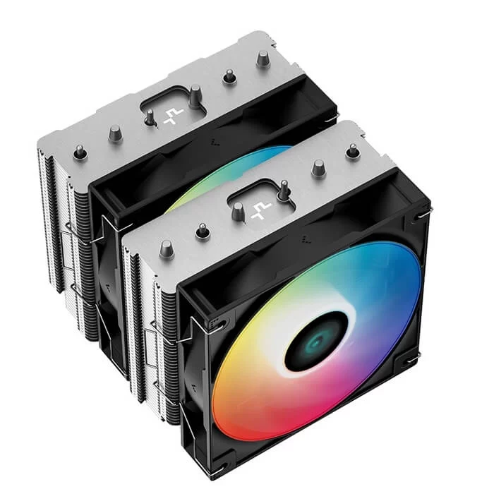 Deepcool AG620 ARGB CPU Air Cooler - Dual-Tower CPU Cooler, 2x 120mm Fan, 6x Copper Heat Pipes, Intel/AMD Support 4 Deepcool AG620 ARGB CPU Air Cooler - Dual-Tower CPU Cooler, 2x 120mm Fan, 6x Copper Heat Pipes, Intel/AMD Support - Ảnh 4
