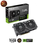 ASUS Dual GeForce RTX 4060Ti 16GB GDDR6 (DUAL-RTX4060TI-16G) Graphics Card