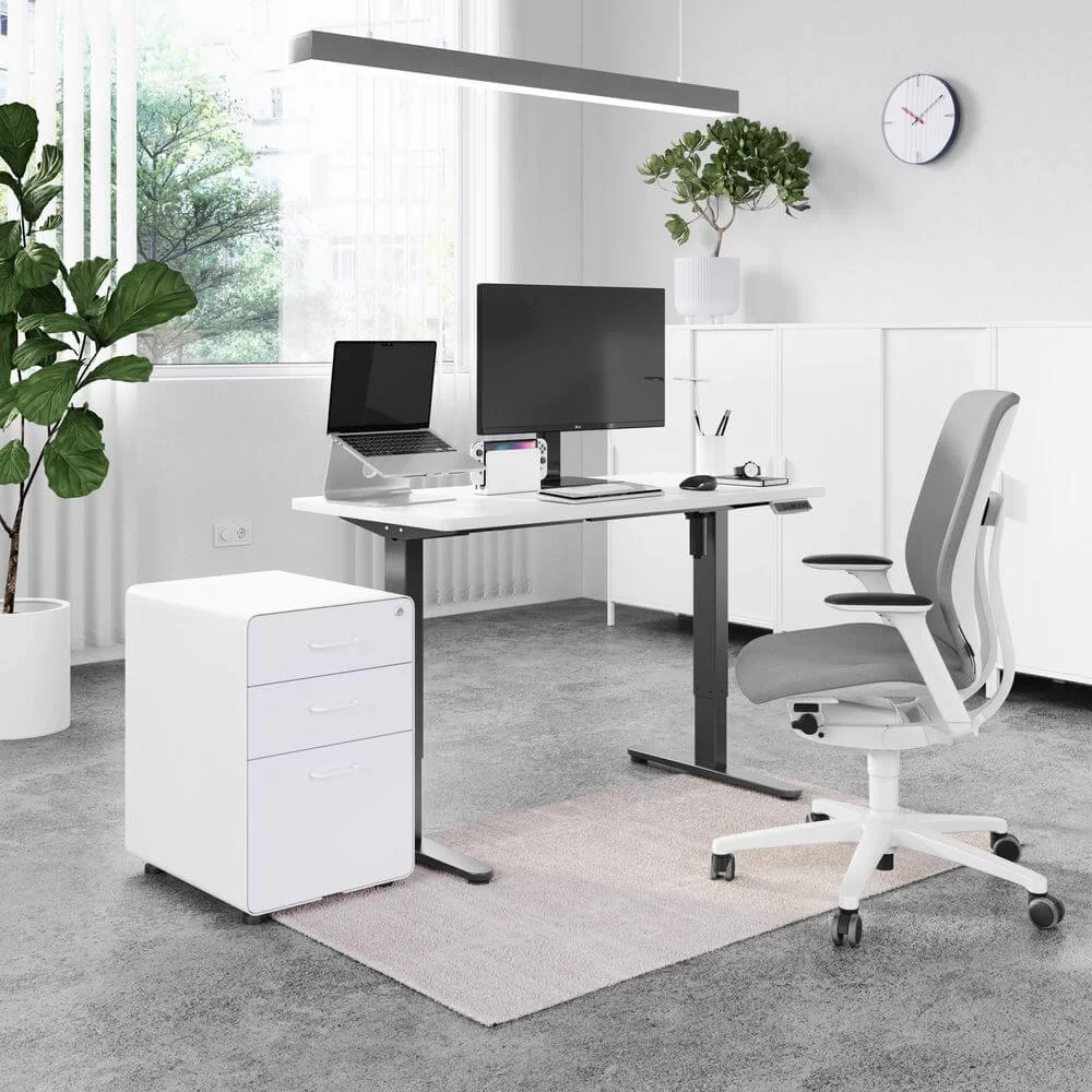 NiceDesign PUSILUNG - Mặt bàn đen - 120x60x2.5cm - Height Adjustable Standing Desk 3 NiceDesign PUSILUNG - Mặt bàn đen - 120x60x2.5cm - Height Adjustable Standing Desk - Ảnh 3