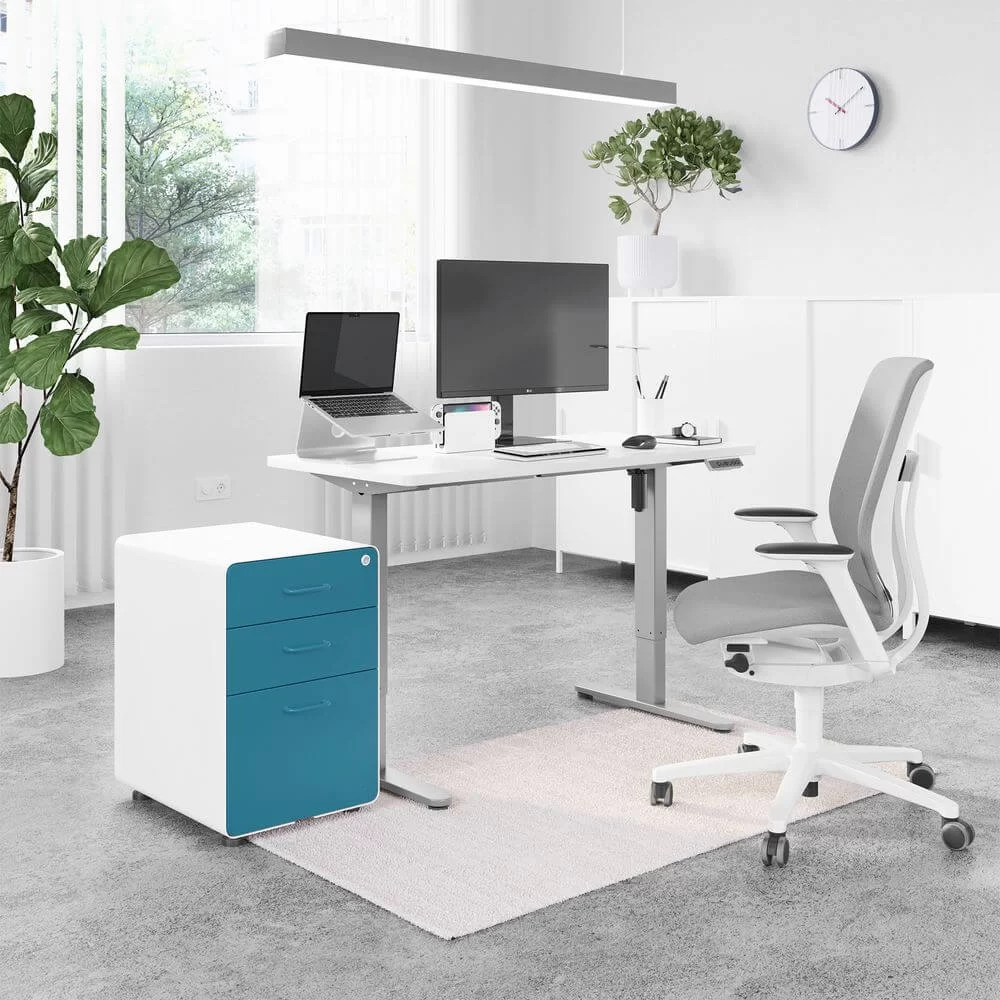 NiceDesign PUSILUNG - Mặt bàn đen - 120x60x2.5cm - Height Adjustable Standing Desk 4 NiceDesign PUSILUNG - Mặt bàn đen - 120x60x2.5cm - Height Adjustable Standing Desk - Ảnh 4