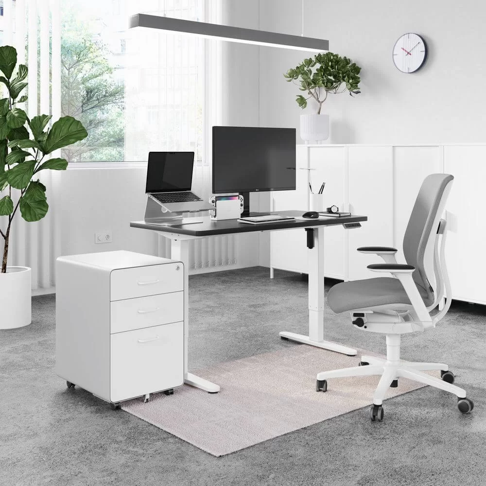NiceDesign PUSILUNG - Mặt bàn đen - 120x60x2.5cm - Height Adjustable Standing Desk 6 NiceDesign PUSILUNG - Mặt bàn đen - 120x60x2.5cm - Height Adjustable Standing Desk - Ảnh 6