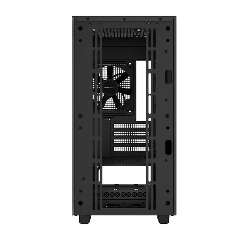 DEEPCOOL CH370 Compact Powerhouse Case - Black, Tempered Glass, M-ATX Case, 1x120mm fan includes 5 DEEPCOOL CH370 Compact Powerhouse Case - Black, Tempered Glass, M-ATX Case, 1x120mm fan includes - Ảnh 5