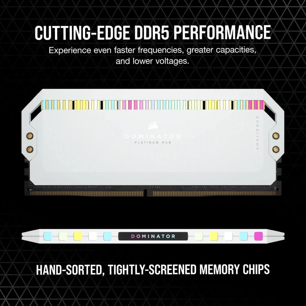 DOMINATOR RGB PLATINUM WHT DDR5 03