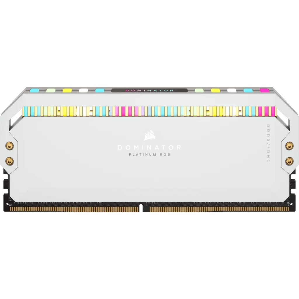 CORSAIR Dominator Platinum RGB 64GB Memory Kit - White, 64GB (2x32GB) DDR5, 5200MHz, CL40 (CMT64GX5M2B5200C40W) 4 CORSAIR Dominator Platinum RGB 64GB Memory Kit - White, 64GB (2x32GB) DDR5, 5200MHz, CL40 (CMT64GX5M2B5200C40W) - Ảnh 4