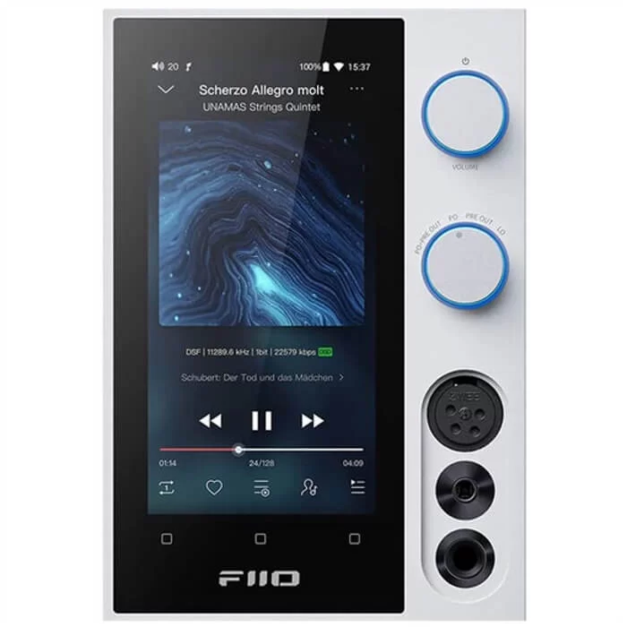 FiiO R7 HiFi Streaming Music Player - White - Wireless + BT 5.0, ES9O68AS+THX 788+*2, DC/AC Dual Power, 3w output power, Snapdragon 660+Android 10, Roon Ready 2 FiiO R7 HiFi Streaming Music Player - White - Wireless + BT 5.0, ES9O68AS+THX 788+*2, DC/AC Dual Power, 3w output power, Snapdragon 660+Android 10, Roon Ready - Ảnh 2