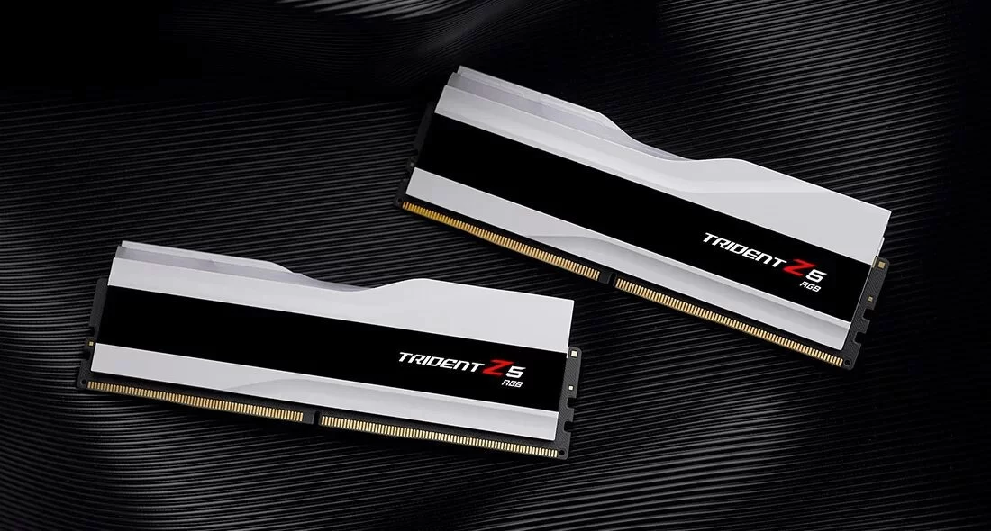 G.Skill Trident Z5 RGB White 48GB (2x24GB) Memory Kit - Intel XMP, 7200MHz CL46 (F5-7200J3646F24GX2-TZ5RW) 5 G.Skill Trident Z5 RGB White 48GB (2x24GB) Memory Kit - Intel XMP, 7200MHz CL46 (F5-7200J3646F24GX2-TZ5RW) - Ảnh 5