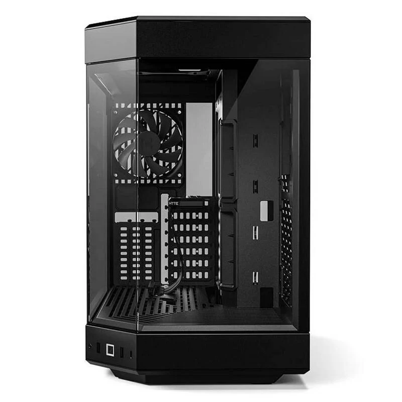 Hyte Y60 Black Dual Chamber Modern Aesthetic Case - Black/Black Mid-Tower ATX size 9 Hyte Y60 Black Dual Chamber Modern Aesthetic Case - Black/Black Mid-Tower ATX size - Ảnh 9