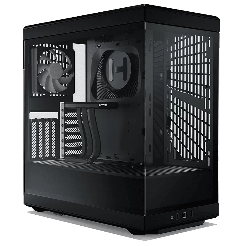 Hyte Y40 Black S-Tier Aesthetic Case - PCIE 4.0 Riser Cable, 2x 120mm fans included 1 Hyte Y40 Black S-Tier Aesthetic Case - PCIE 4.0 Riser Cable, 2x 120mm fans included
