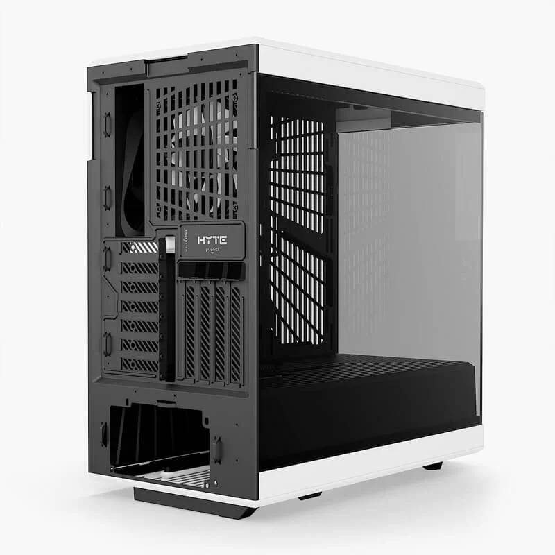 Hyte Y40 Black White S-Tier Aesthetic Case - PCIE 4.0 Riser Cable, 2x 120mm fans included 5 Hyte Y40 Black White S-Tier Aesthetic Case - PCIE 4.0 Riser Cable, 2x 120mm fans included - Ảnh 5