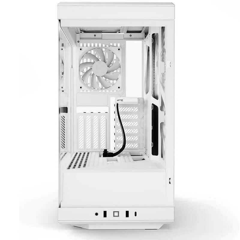 Hyte Y40 Snow White S-Tier Aesthetic Case - PCIE 4.0 Riser Cable, 2x 120mm fans included 7 Hyte Y40 Snow White S-Tier Aesthetic Case - PCIE 4.0 Riser Cable, 2x 120mm fans included - Ảnh 7