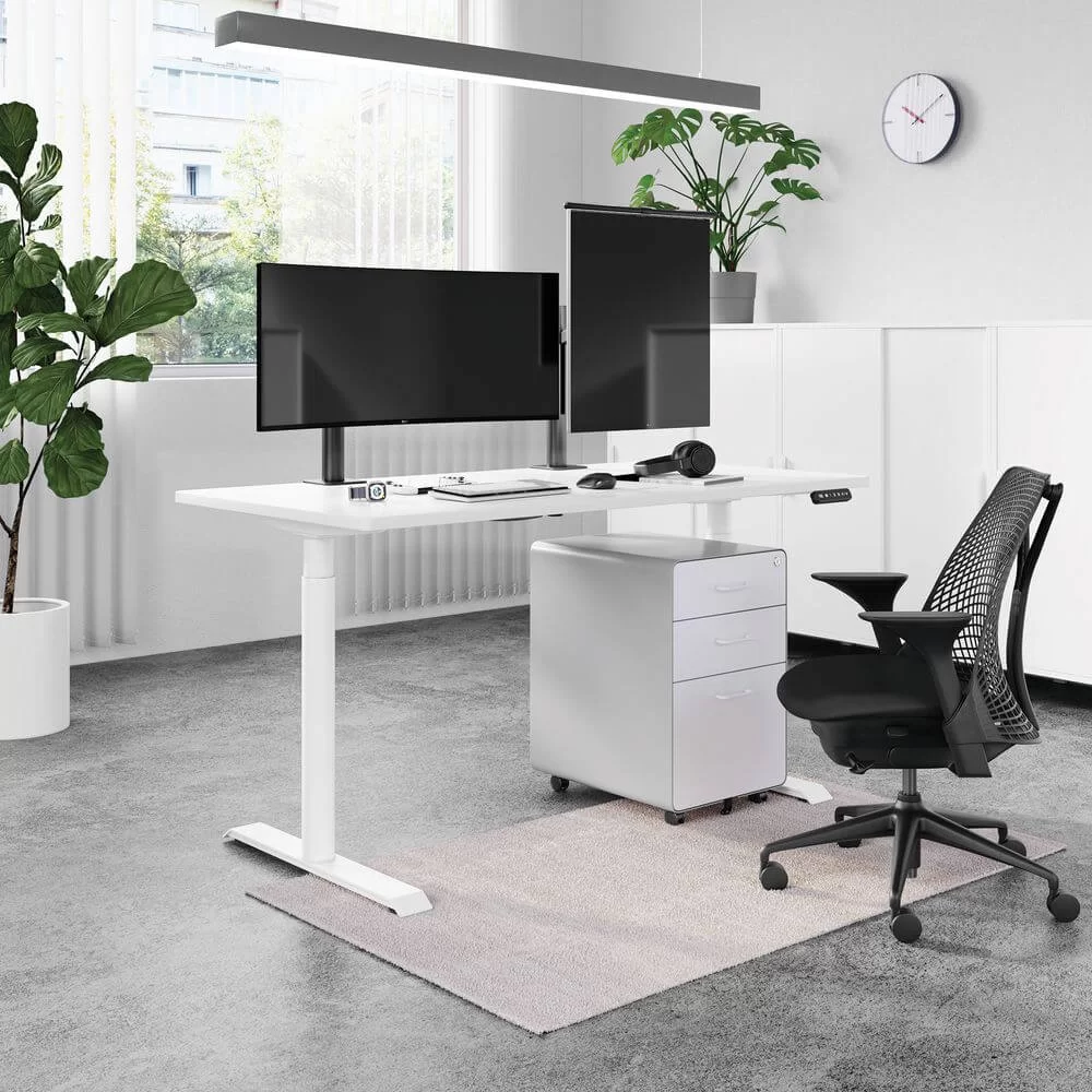 NiceDesign PULUONG - Oval - 152.4x76.2x2.5cm - Height Adjustable Standing Desk 5 NiceDesign PULUONG - Oval - 152.4x76.2x2.5cm - Height Adjustable Standing Desk - Ảnh 5