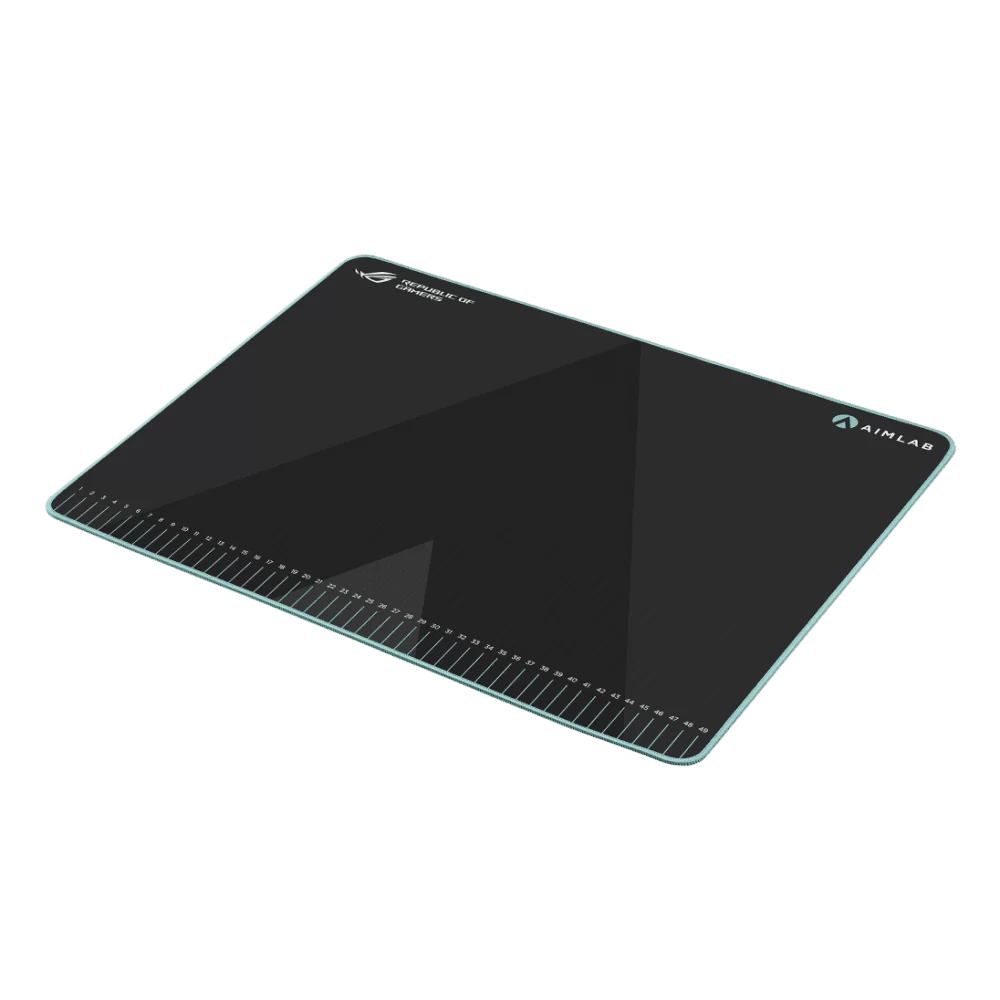 ASUS ROG Hone Ace Aim Lab Edition Mouse Pad - Black, Large (508x420x3 mm), Soft, Hybrid Cloth Material, Non-Slip Rubber Base 4 ASUS ROG Hone Ace Aim Lab Edition Mouse Pad - Black, Large (508x420x3 mm), Soft, Hybrid Cloth Material, Non-Slip Rubber Base - Ảnh 4