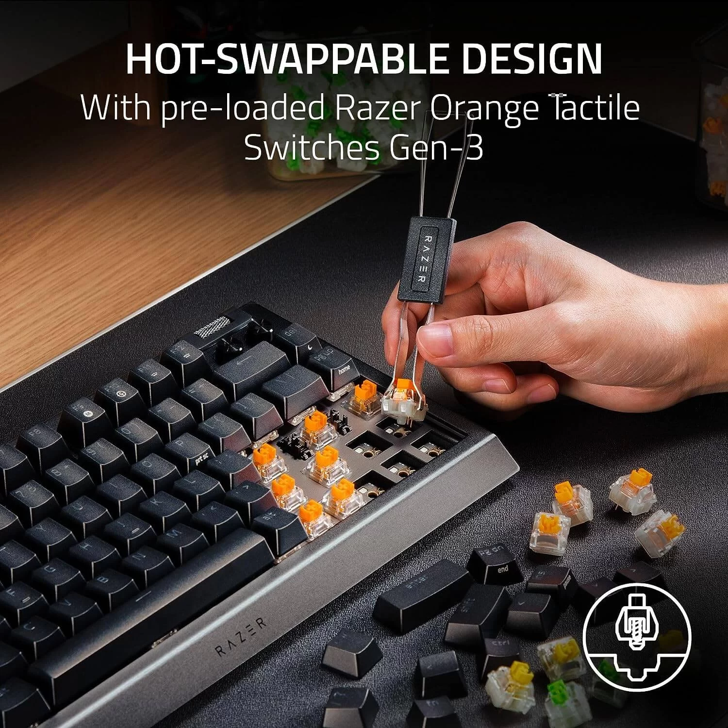Razer BlackWidow V4 75 Black page mobile TTD 2
