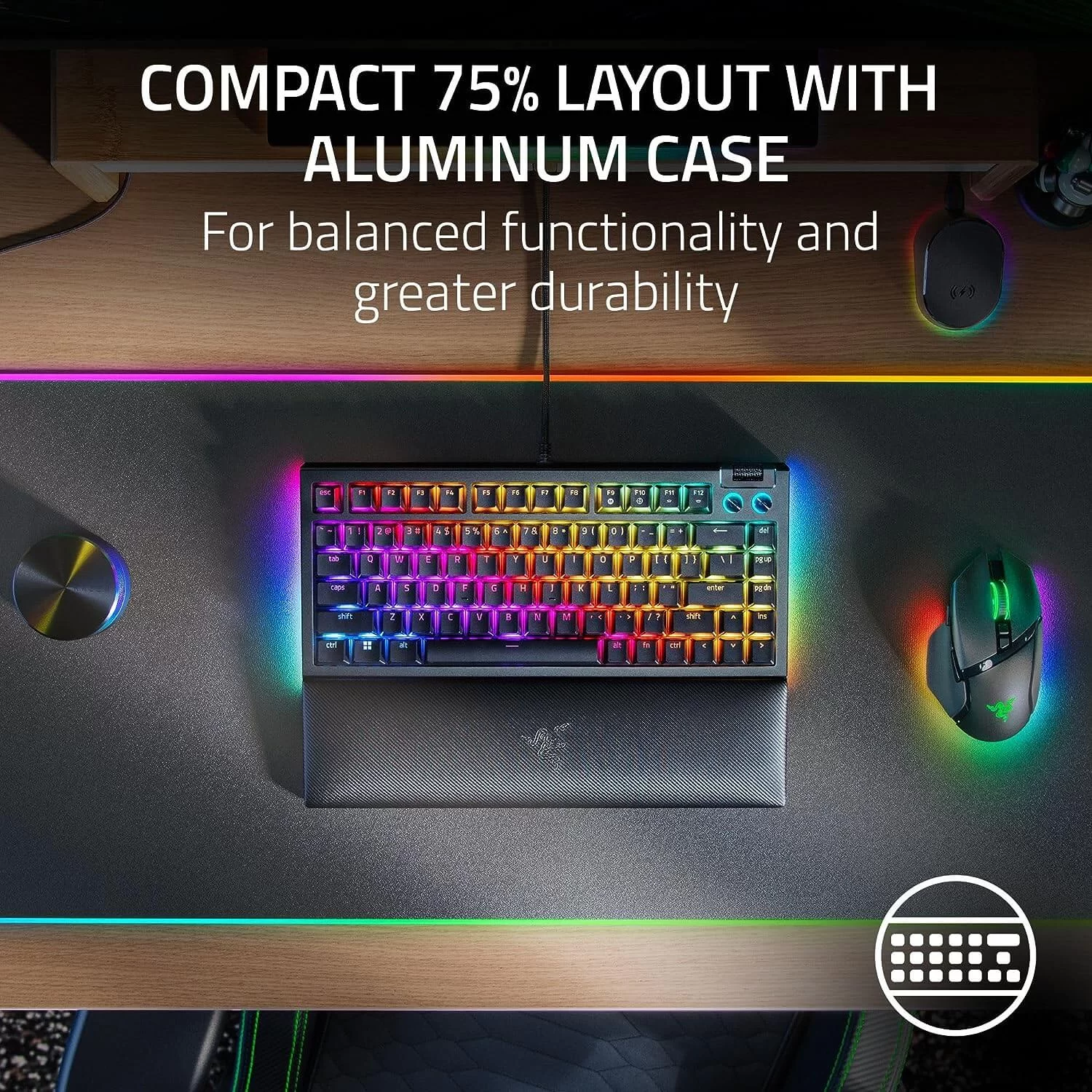 Razer BlackWidow V4 75 Black page mobile TTD 7