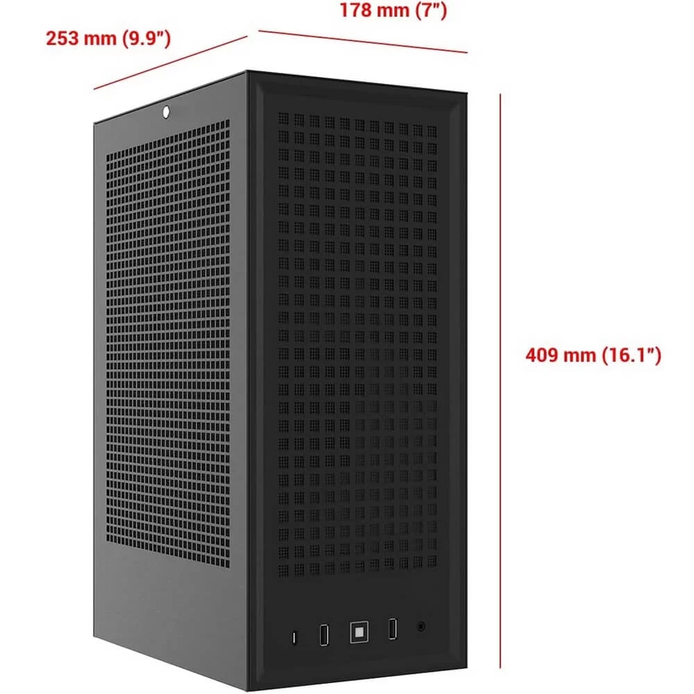 Hyte Revolt 3 Black - Premium ITX Small Form Factor Case 4 Hyte Revolt 3 Black - Premium ITX Small Form Factor Case - Ảnh 4
