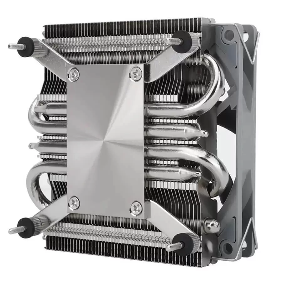 Thermalright AXP-90 X36 ITX Low Profile Air Cooler - 1x92mm Fan (TL-9015B), 2 Heatpipes Nickle, 36mm Height total 7 Thermalright AXP-90 X36 ITX Low Profile Air Cooler - 1x92mm Fan (TL-9015B), 2 Heatpipes Nickle, 36mm Height total - Ảnh 7