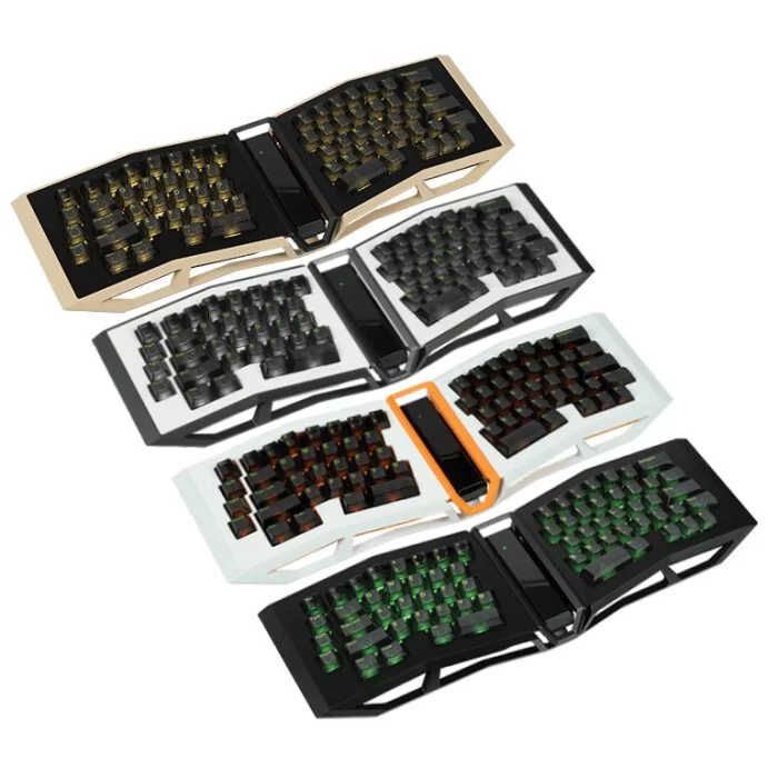 ANGRY MIAO AM AFA Alice Custom - 65% Bluetooth Adjustable Leaf-Spring Hotswap RGB Wireless Charging 1 ANGRY MIAO AM AFA Alice Custom - 65% Bluetooth Adjustable Leaf-Spring Hotswap RGB Wireless Charging