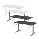NiceDesign PULUONG - Oval - 152.4x76.2x2.5cm - Height Adjustable Standing Desk