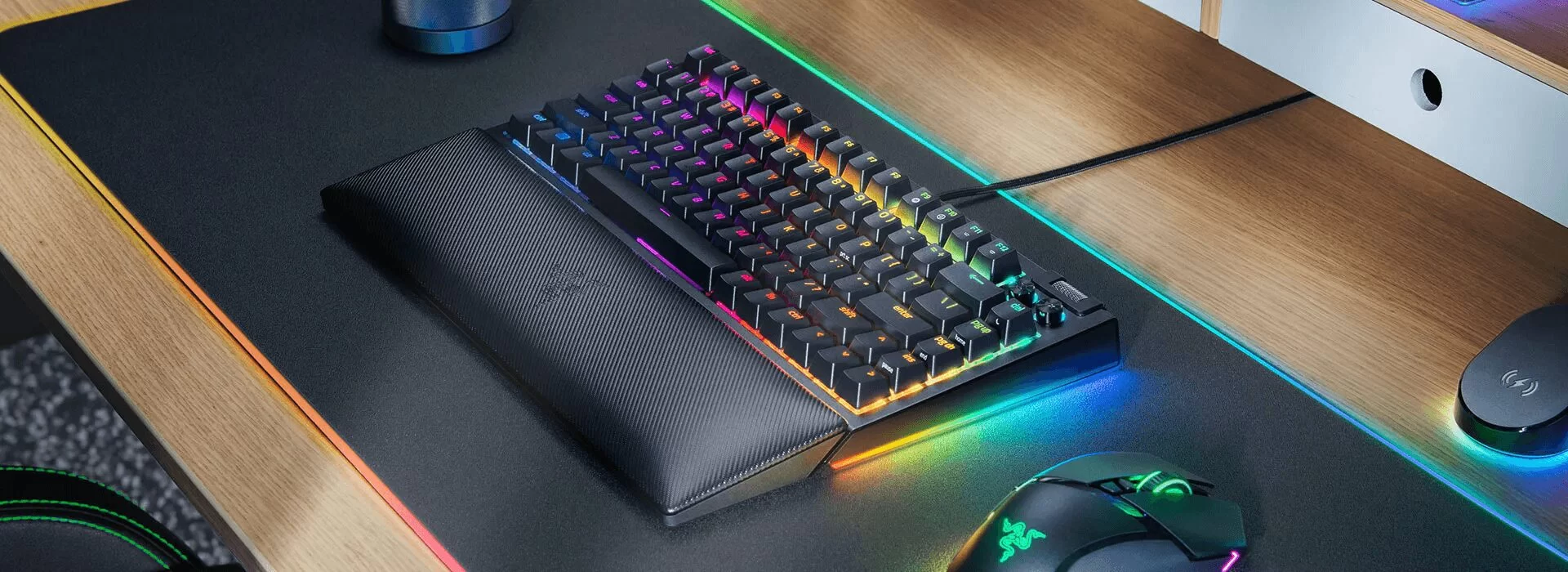 razer blackwidow v4 75 2 side underglow desktop