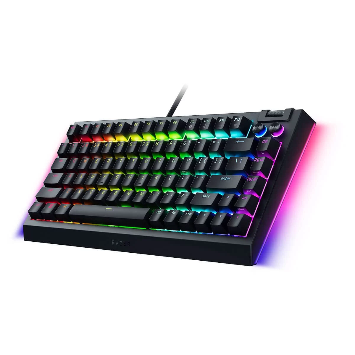 Razer BlackWidow V4 75% Black Tactile Gaming Mechanical Keyboard - Razer™ Orange Tactile Mechanical switches Gen-3 5 Razer BlackWidow V4 75% Black Tactile Gaming Mechanical Keyboard - Razer™ Orange Tactile Mechanical switches Gen-3 - Ảnh 5