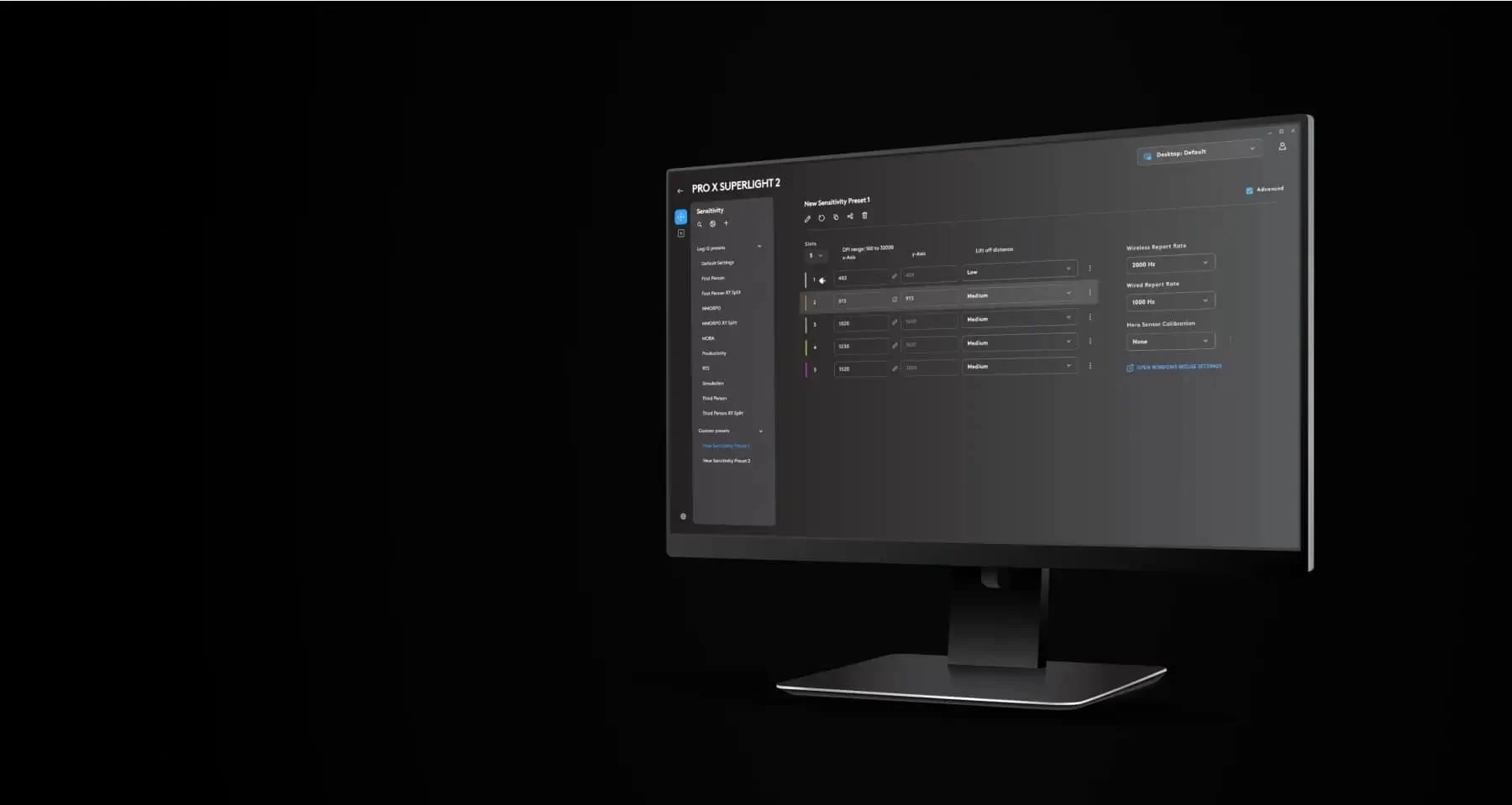 05 banner pro x superlight 2 gaming mouse desktop
