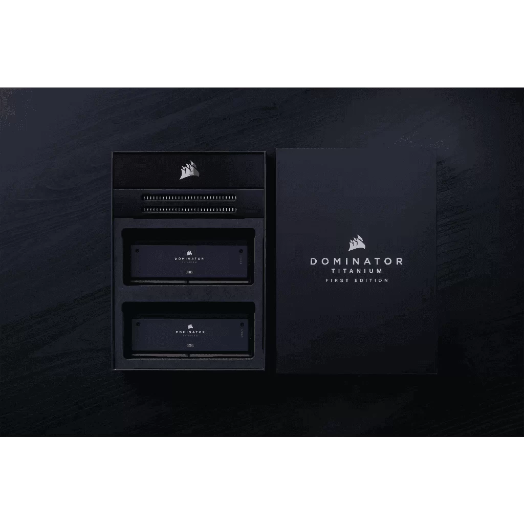 CORSAIR Dominator Titanium RGB 32GB Memory Kit - Black, 32GB (2x16GB) 6000MHz CL30 (CMP32GX5M2B6000C30) 9 CORSAIR Dominator Titanium RGB 32GB Memory Kit - Black, 32GB (2x16GB) 6000MHz CL30 (CMP32GX5M2B6000C30) - Ảnh 9