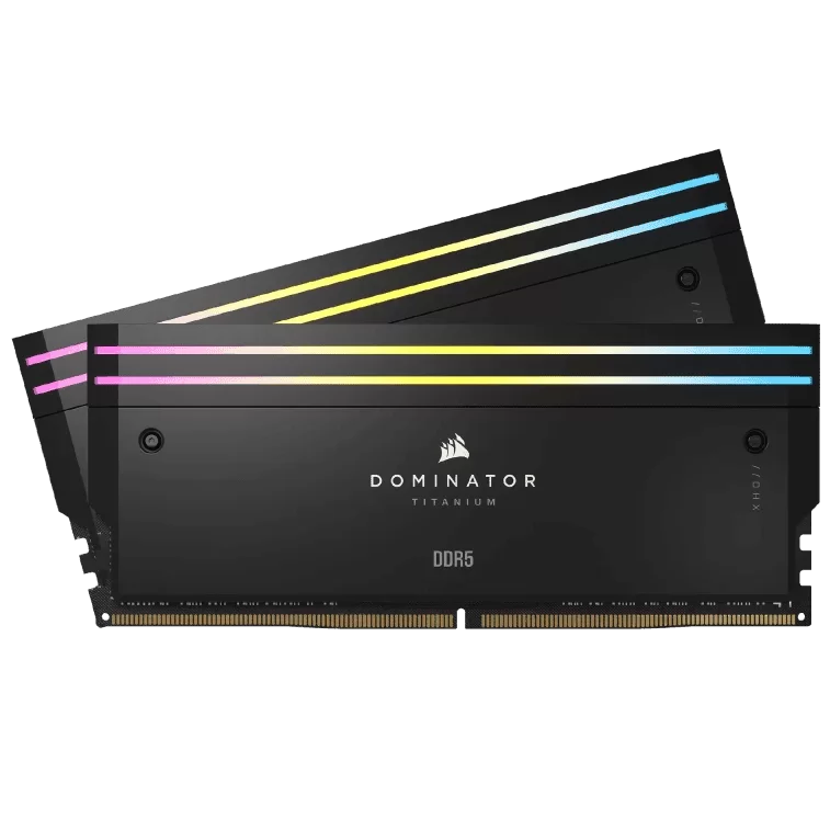 CORSAIR Dominator Titanium RGB 32GB Memory Kit - Black, 32GB (2x16GB) 6000MHz CL30 (CMP32GX5M2B6000C30) 1 CORSAIR Dominator Titanium RGB 32GB Memory Kit - Black, 32GB (2x16GB) 6000MHz CL30 (CMP32GX5M2B6000C30)