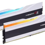G.Skill Trident Z5 RGB White 64GB (2x32GB) Memory Kit - Intel XMP 3.0 & AMD EXPO, 6000MHz CL36 (F5-6000J3636F32GX2-TZ5RW)