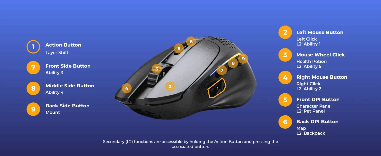 Glorious Model I 2 Wireless Matte World of Warcraft