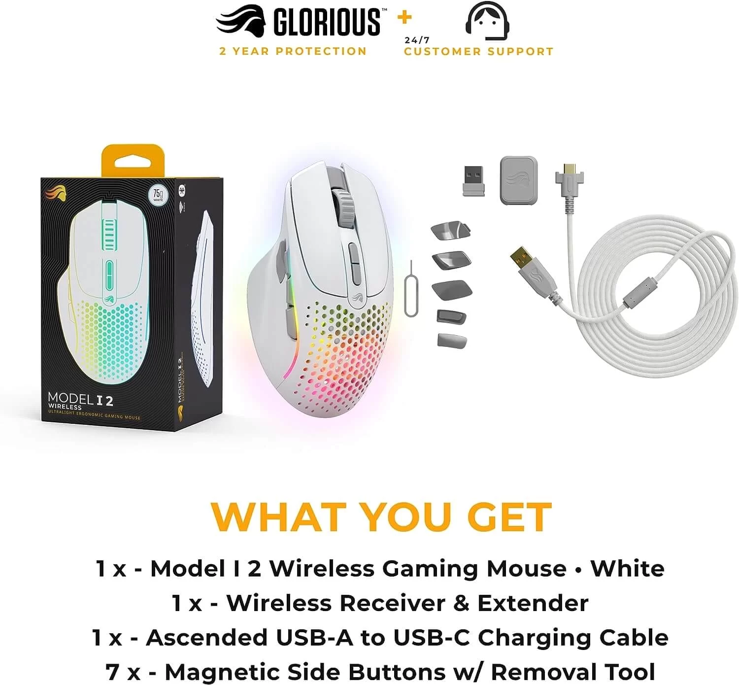 Glorious Model I 2 Wireless Matte white Page mobile 9