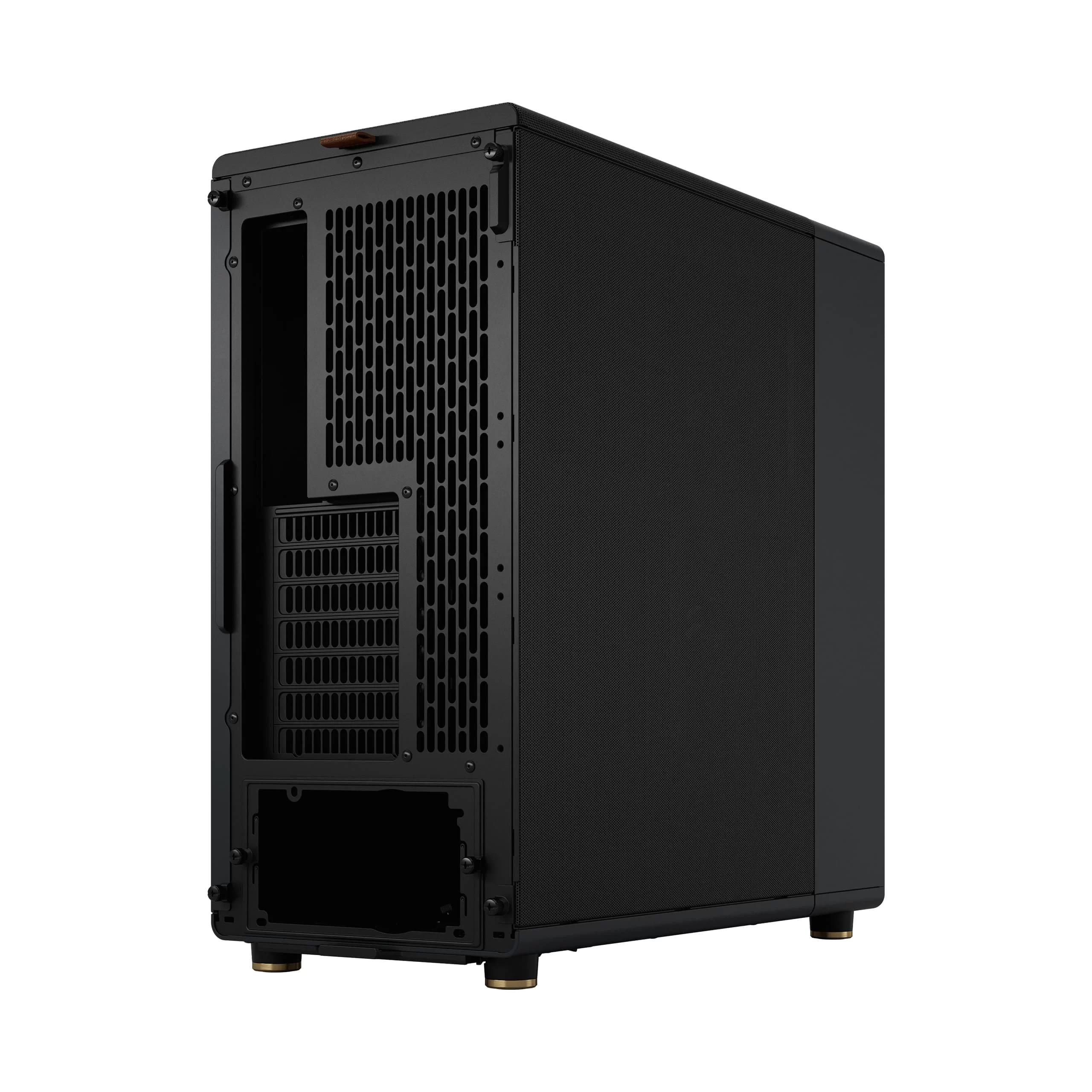 Fractal Design North Charcoal Black - Mesh Side Panels ATX Mid Tower Gaming Case - Wood Walnut Front, 2x140mm Fans included, Type C USB 4 Fractal Design North Charcoal Black - Mesh Side Panels ATX Mid Tower Gaming Case - Wood Walnut Front, 2x140mm Fans included, Type C USB - Ảnh 4