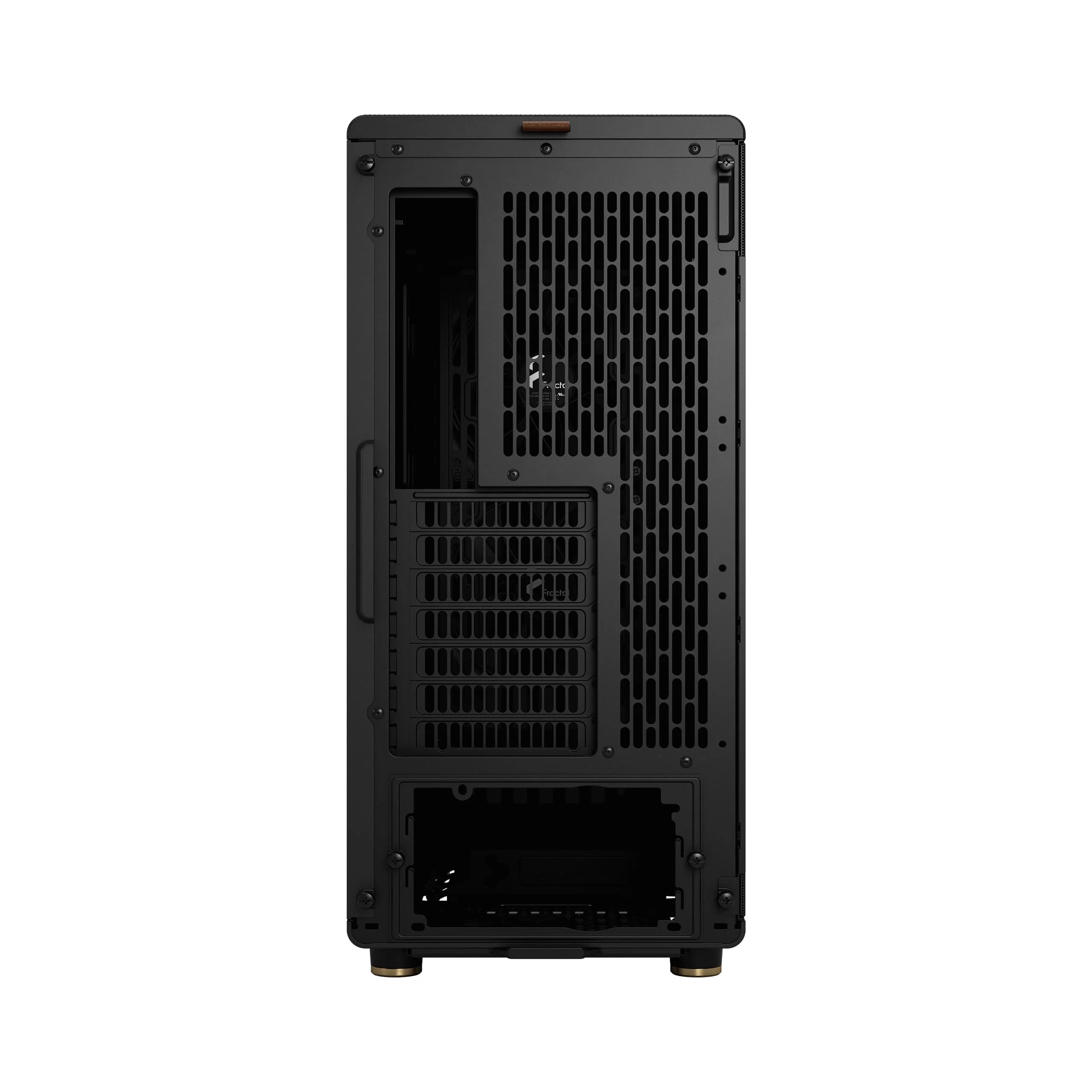 Fractal Design North Charcoal Black - Mesh Side Panels ATX Mid Tower Gaming Case - Wood Walnut Front, 2x140mm Fans included, Type C USB 5 Fractal Design North Charcoal Black - Mesh Side Panels ATX Mid Tower Gaming Case - Wood Walnut Front, 2x140mm Fans included, Type C USB - Ảnh 5