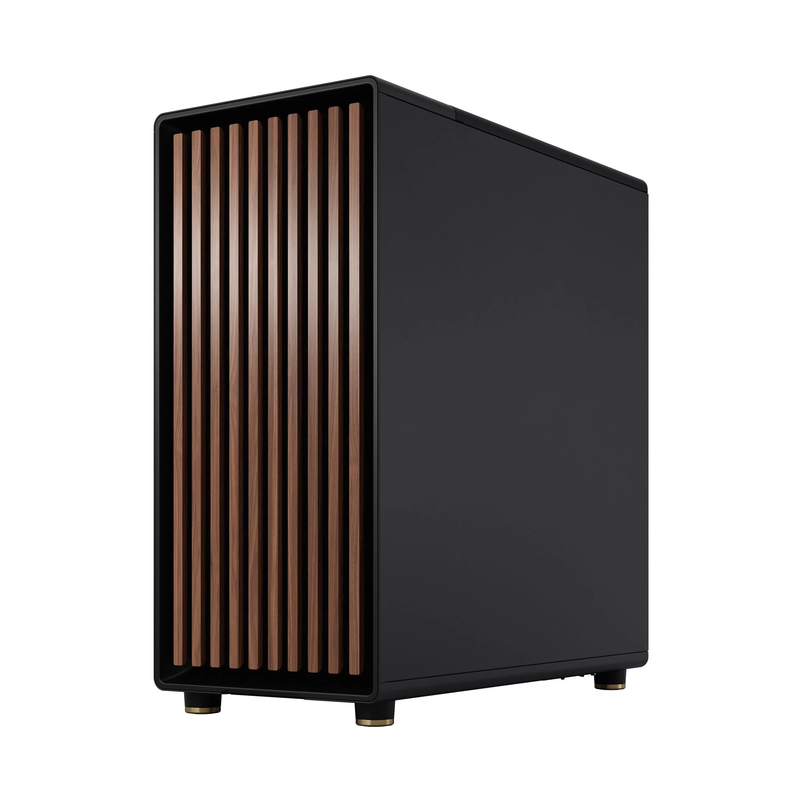 Fractal Design North Charcoal Black - Mesh Side Panels ATX Mid Tower Gaming Case - Wood Walnut Front, 2x140mm Fans included, Type C USB 8 Fractal Design North Charcoal Black - Mesh Side Panels ATX Mid Tower Gaming Case - Wood Walnut Front, 2x140mm Fans included, Type C USB - Ảnh 8