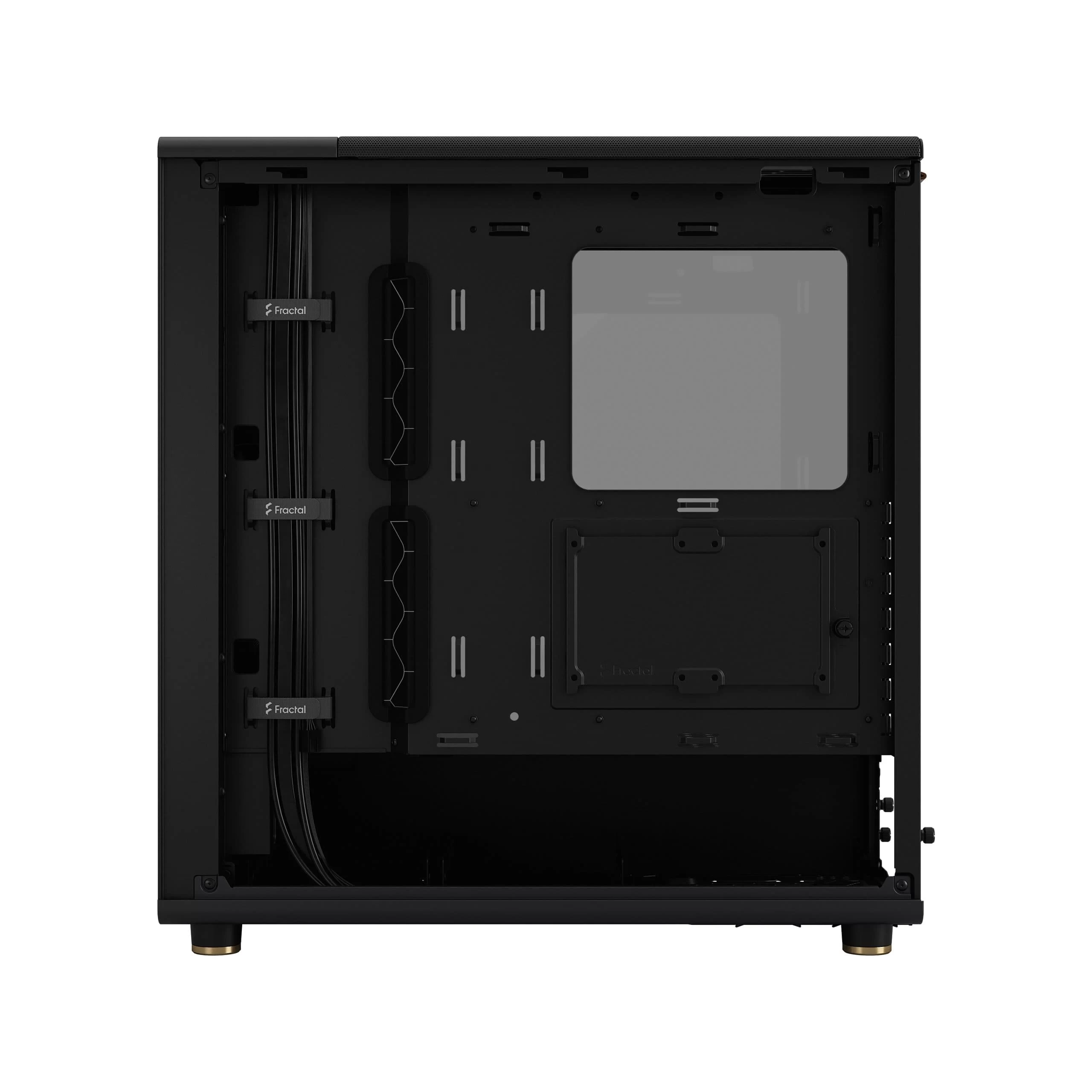 Fractal Design North Charcoal Black TG Dark - Tempered Glass Dark ATX Mid Tower Gaming Case - Wood Walnut Front, 2x140mm Fans included, Type C USB 15 Fractal Design North Charcoal Black TG Dark - Tempered Glass Dark ATX Mid Tower Gaming Case - Wood Walnut Front, 2x140mm Fans included, Type C USB - Ảnh 15