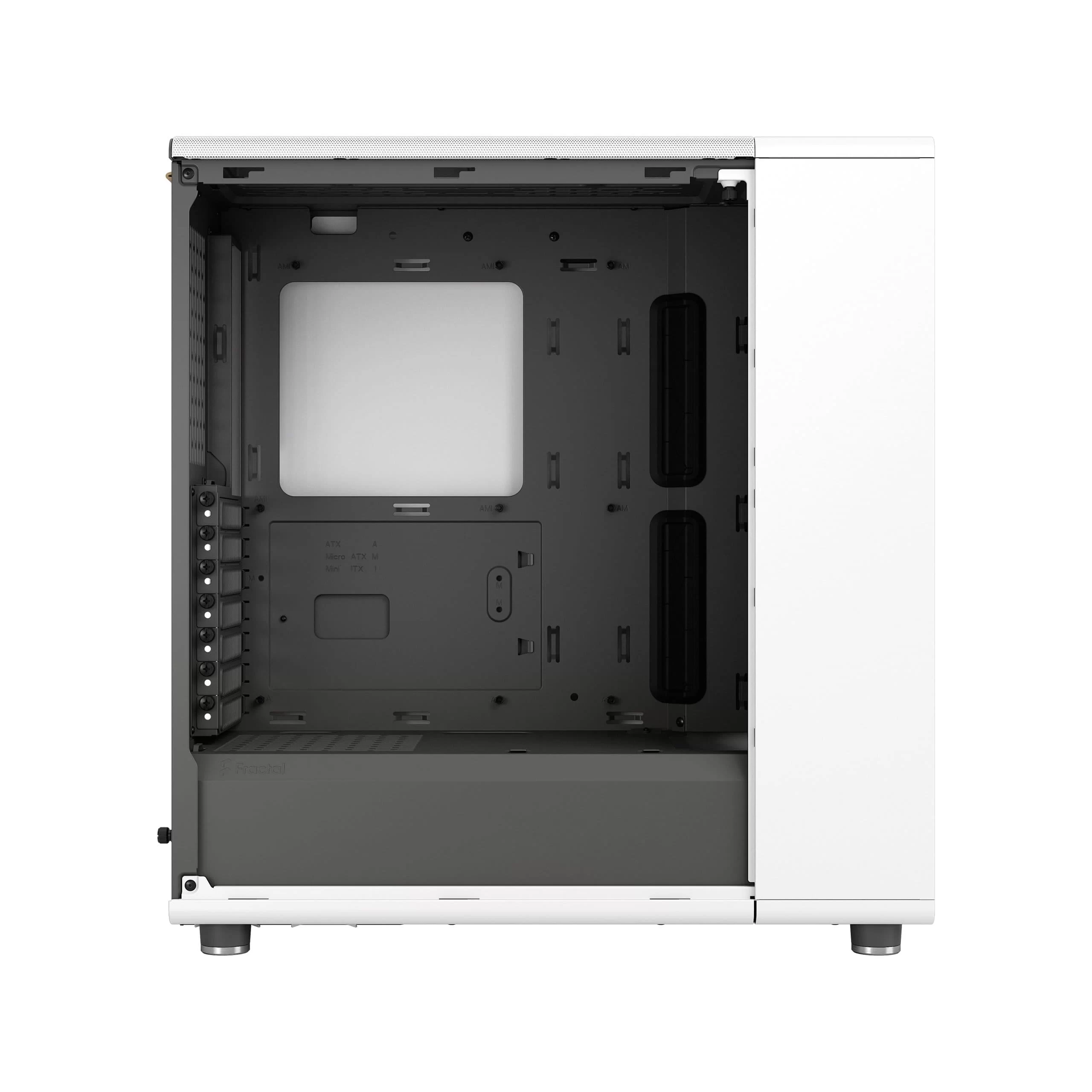 Fractal Design North Chalk White TG Clear Tint - Tempered Glass Clear ATX Mid Tower Gaming Case - Wood Oak Front, 2x140mm Fans included, Type C USB 14 Fractal Design North Chalk White TG Clear Tint - Tempered Glass Clear ATX Mid Tower Gaming Case - Wood Oak Front, 2x140mm Fans included, Type C USB - Ảnh 14