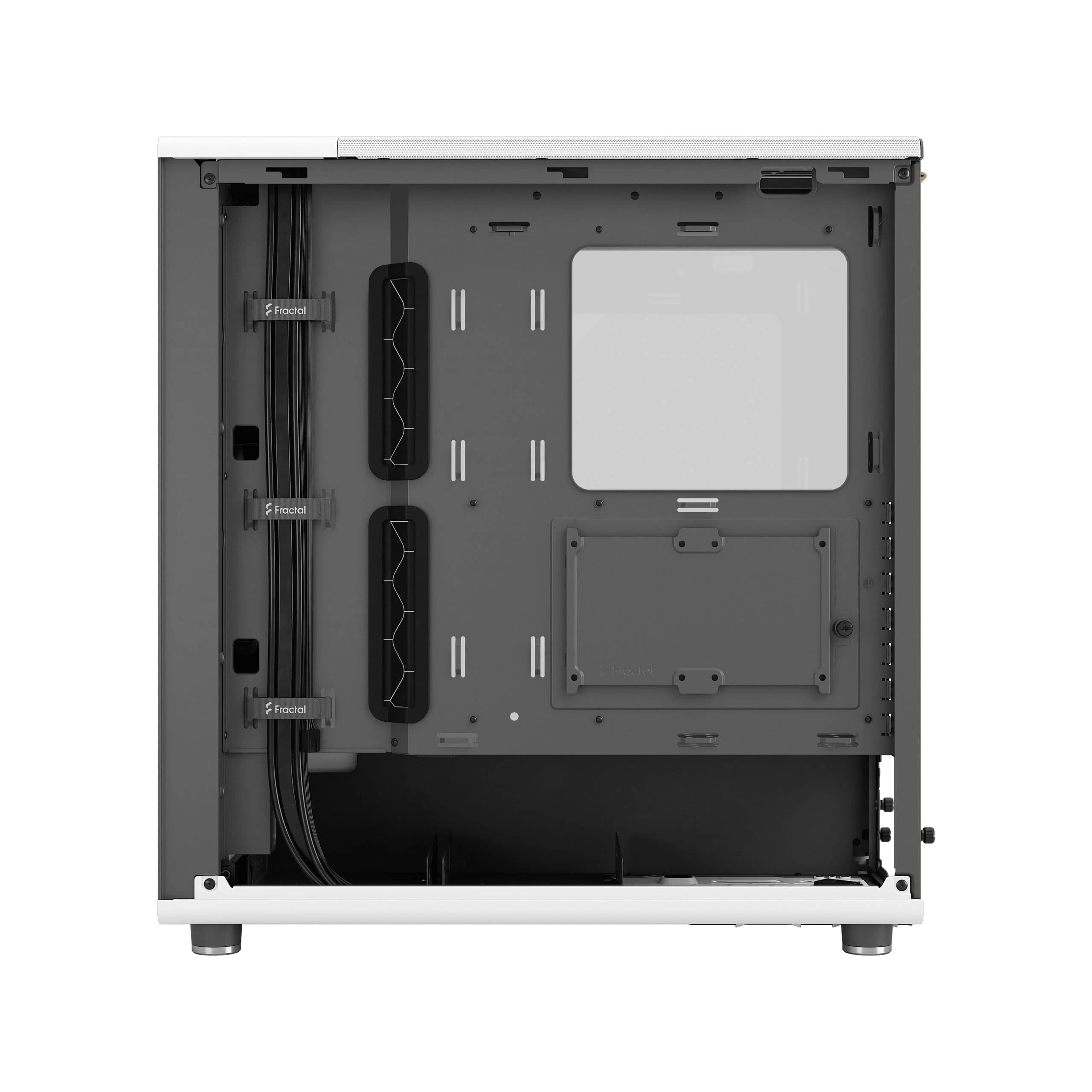 Fractal Design North Chalk White TG Clear Tint - Tempered Glass Clear ATX Mid Tower Gaming Case - Wood Oak Front, 2x140mm Fans included, Type C USB 15 Fractal Design North Chalk White TG Clear Tint - Tempered Glass Clear ATX Mid Tower Gaming Case - Wood Oak Front, 2x140mm Fans included, Type C USB - Ảnh 15