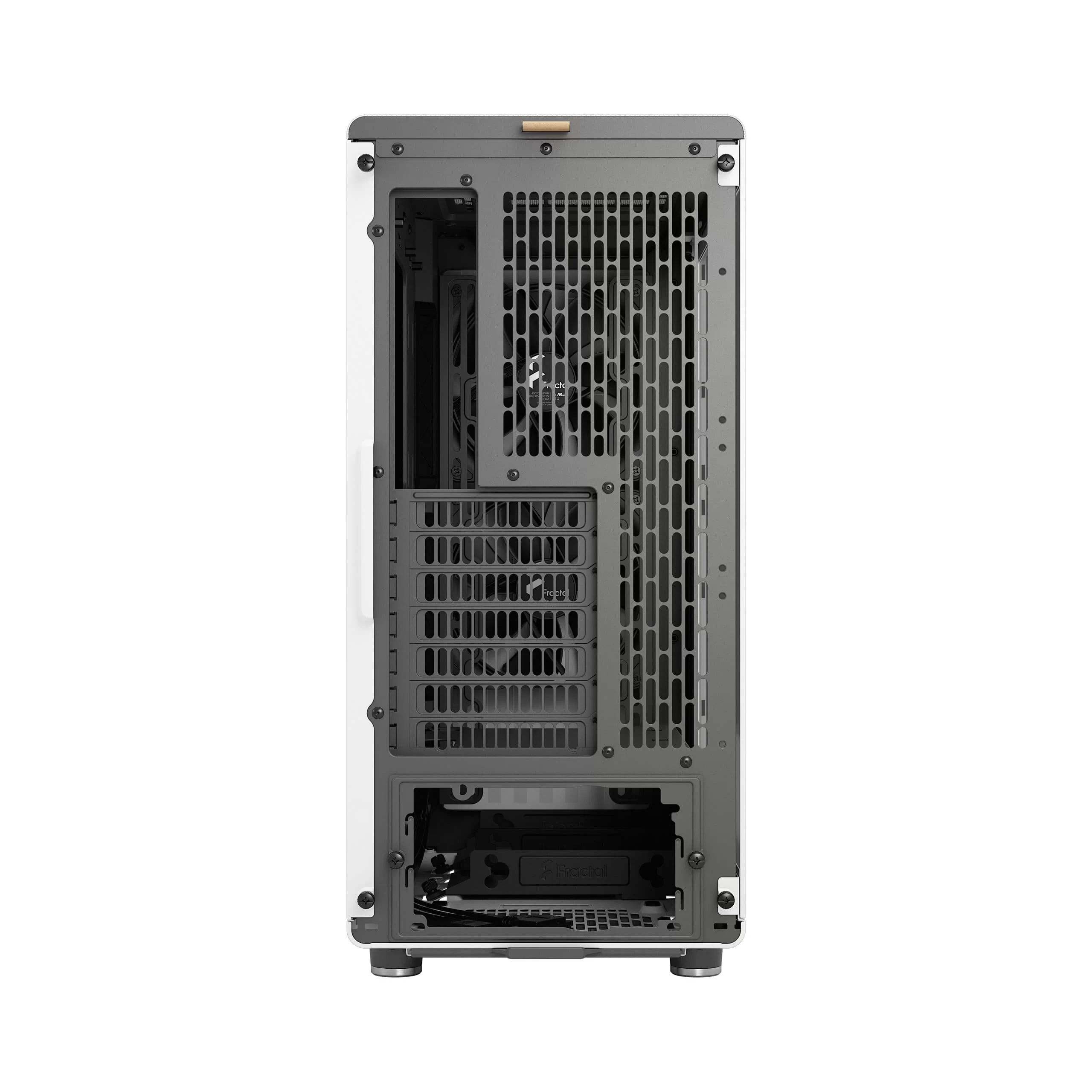 Fractal Design North Chalk White TG Clear Tint - Tempered Glass Clear ATX Mid Tower Gaming Case - Wood Oak Front, 2x140mm Fans included, Type C USB 5 Fractal Design North Chalk White TG Clear Tint - Tempered Glass Clear ATX Mid Tower Gaming Case - Wood Oak Front, 2x140mm Fans included, Type C USB - Ảnh 5
