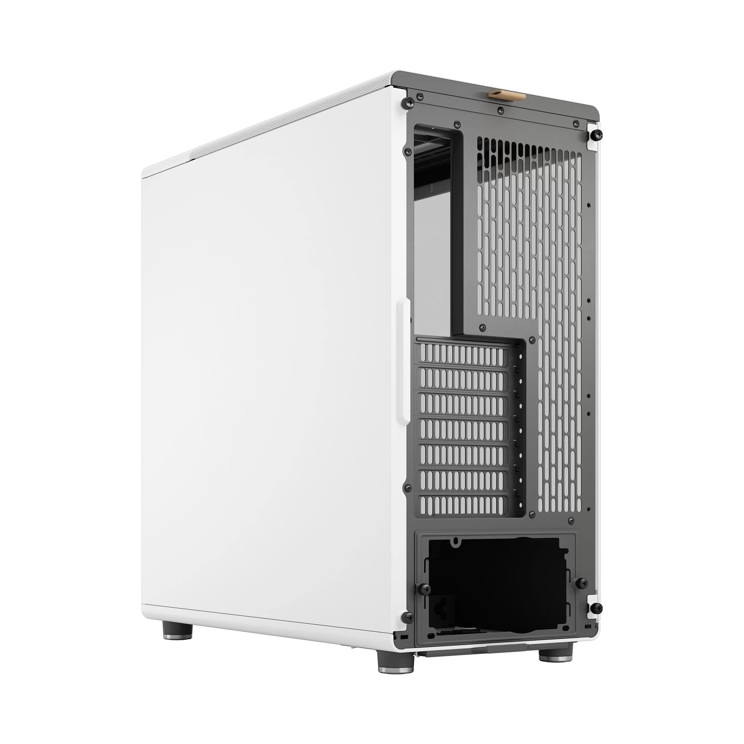Fractal Design North Chalk White TG Clear Tint - Tempered Glass Clear ATX Mid Tower Gaming Case - Wood Oak Front, 2x140mm Fans included, Type C USB 6 Fractal Design North Chalk White TG Clear Tint - Tempered Glass Clear ATX Mid Tower Gaming Case - Wood Oak Front, 2x140mm Fans included, Type C USB - Ảnh 6