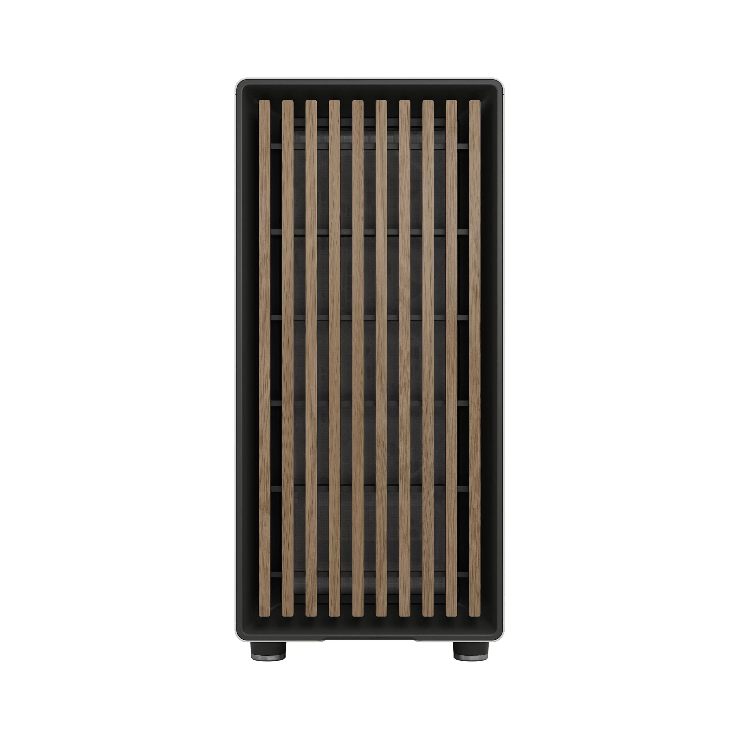 Fractal Design North Chalk White TG Clear Tint - Tempered Glass Clear ATX Mid Tower Gaming Case - Wood Oak Front, 2x140mm Fans included, Type C USB 9 Fractal Design North Chalk White TG Clear Tint - Tempered Glass Clear ATX Mid Tower Gaming Case - Wood Oak Front, 2x140mm Fans included, Type C USB - Ảnh 9