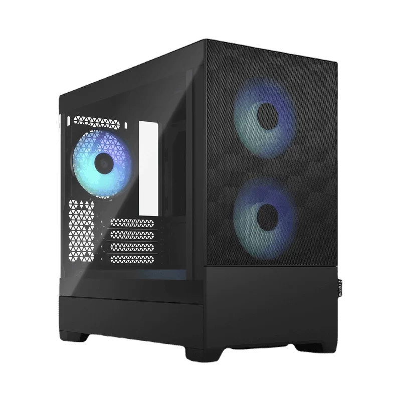 Fractal Design Pop Mini Air RGB Black TG Clear Tint mATX PC Gaming Case - Tempered Glass Airflow, 3x Aspect 12 RGB included 1 Fractal Design Pop Mini Air RGB Black TG Clear Tint mATX PC Gaming Case - Tempered Glass Airflow, 3x Aspect 12 RGB included