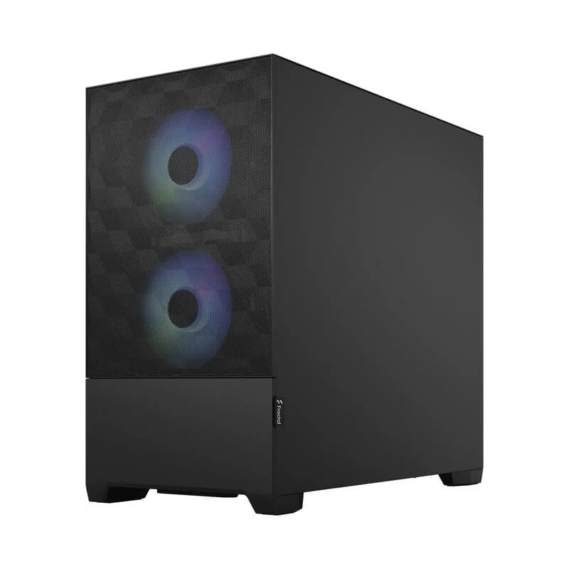 Fractal Design Pop Mini Air RGB Black TG Clear Tint mATX PC Gaming Case - Tempered Glass Airflow, 3x Aspect 12 RGB included 5 Fractal Design Pop Mini Air RGB Black TG Clear Tint mATX PC Gaming Case - Tempered Glass Airflow, 3x Aspect 12 RGB included - Ảnh 5