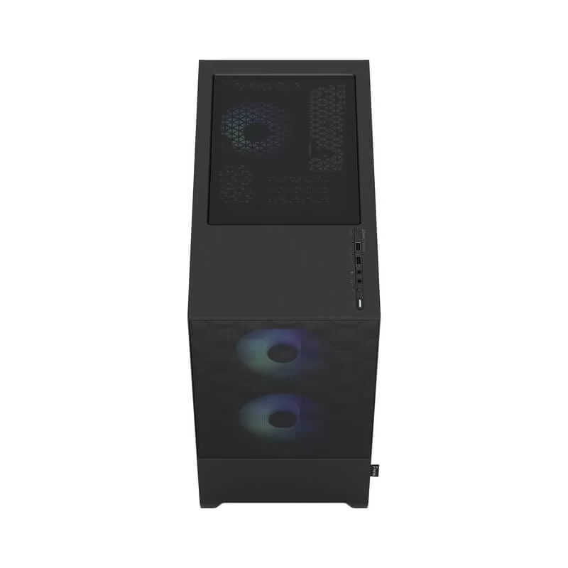Fractal Design Pop Mini Air RGB Black TG Clear Tint mATX PC Gaming Case - Tempered Glass Airflow, 3x Aspect 12 RGB included 7 Fractal Design Pop Mini Air RGB Black TG Clear Tint mATX PC Gaming Case - Tempered Glass Airflow, 3x Aspect 12 RGB included - Ảnh 7
