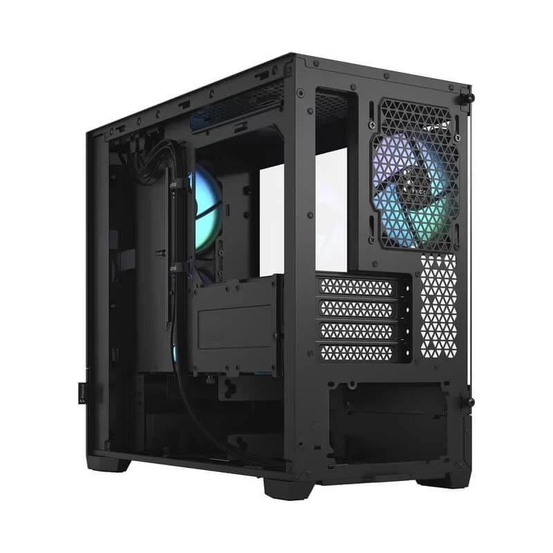 Fractal Design Pop Mini Air RGB Black TG Clear Tint mATX PC Gaming Case - Tempered Glass Airflow, 3x Aspect 12 RGB included 9 Fractal Design Pop Mini Air RGB Black TG Clear Tint mATX PC Gaming Case - Tempered Glass Airflow, 3x Aspect 12 RGB included - Ảnh 9