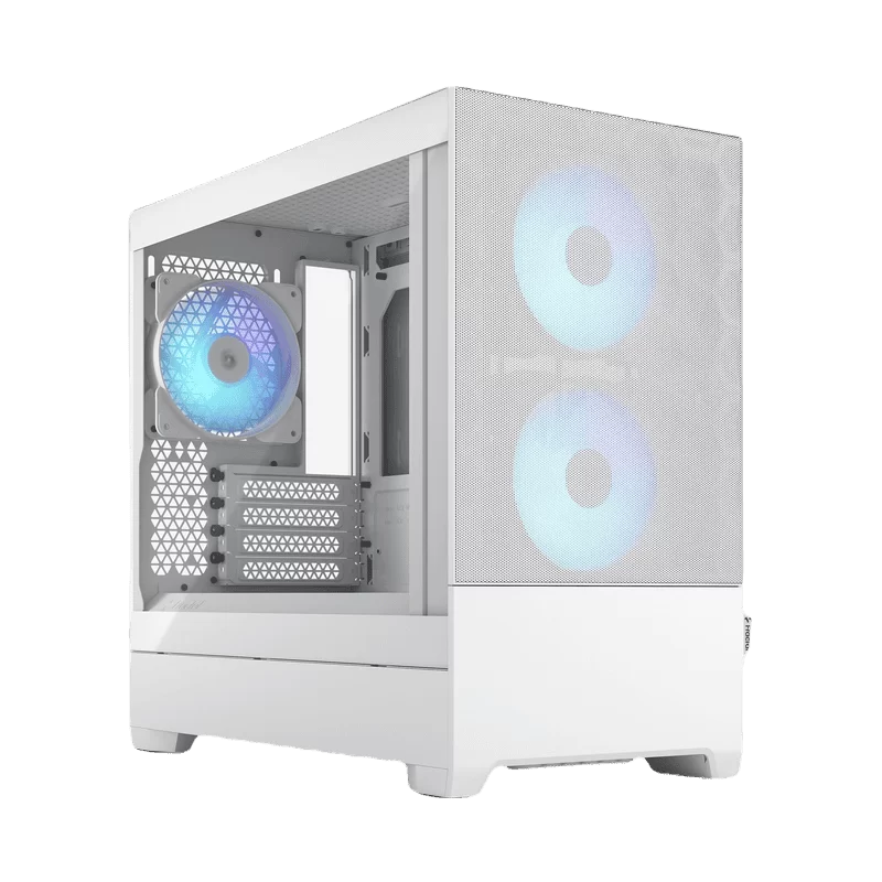 Fractal Design Pop Mini Air RGB White TG Clear Tint mATX PC Gaming Case - Tempered Glass Airflow, 3x Aspect 12 RGB included 1 Fractal Design Pop Mini Air RGB White TG Clear Tint mATX PC Gaming Case - Tempered Glass Airflow, 3x Aspect 12 RGB included