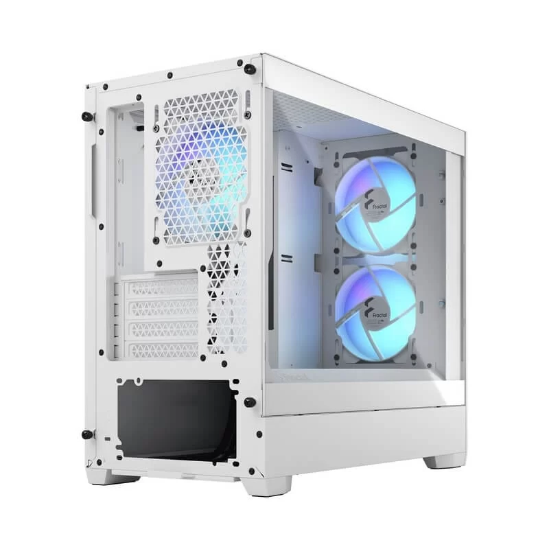 Fractal Design Pop Mini Air RGB White TG Clear Tint mATX PC Gaming Case - Tempered Glass Airflow, 3x Aspect 12 RGB included 4 Fractal Design Pop Mini Air RGB White TG Clear Tint mATX PC Gaming Case - Tempered Glass Airflow, 3x Aspect 12 RGB included - Ảnh 4