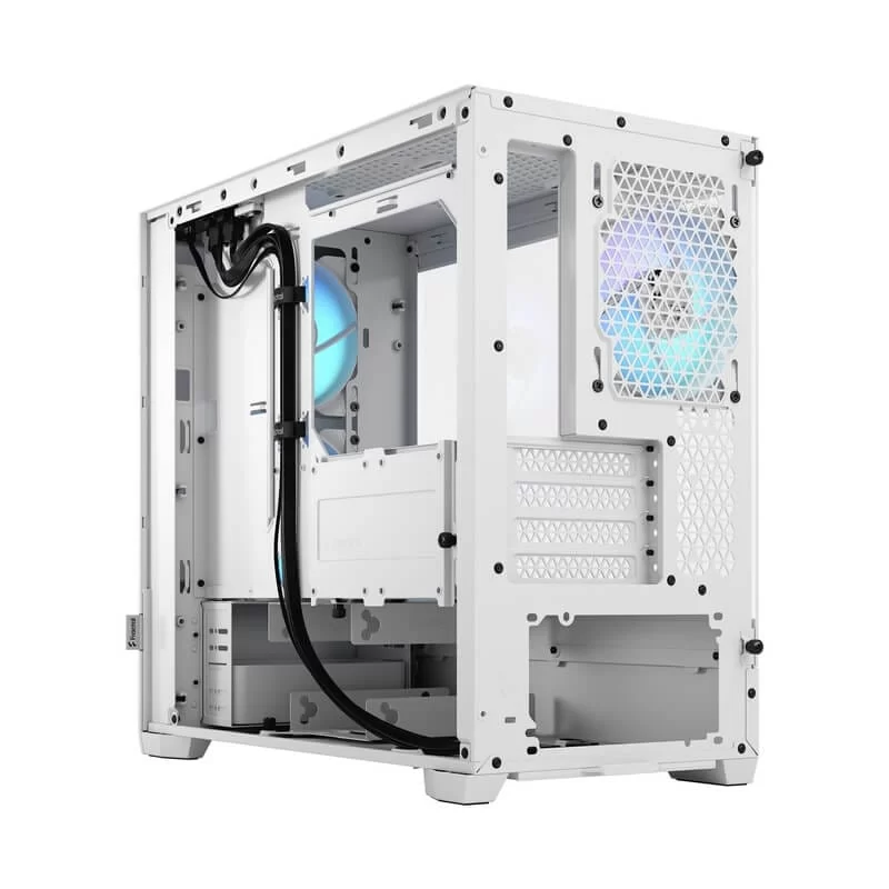 Fractal Design Pop Mini Air RGB White TG Clear Tint mATX PC Gaming Case - Tempered Glass Airflow, 3x Aspect 12 RGB included 9 Fractal Design Pop Mini Air RGB White TG Clear Tint mATX PC Gaming Case - Tempered Glass Airflow, 3x Aspect 12 RGB included - Ảnh 9